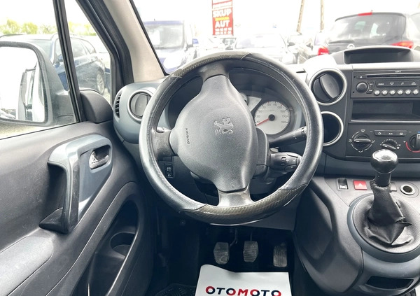 Peugeot Partner cena 21800 przebieg: 327000, rok produkcji 2009 z Piotrków Trybunalski małe 46